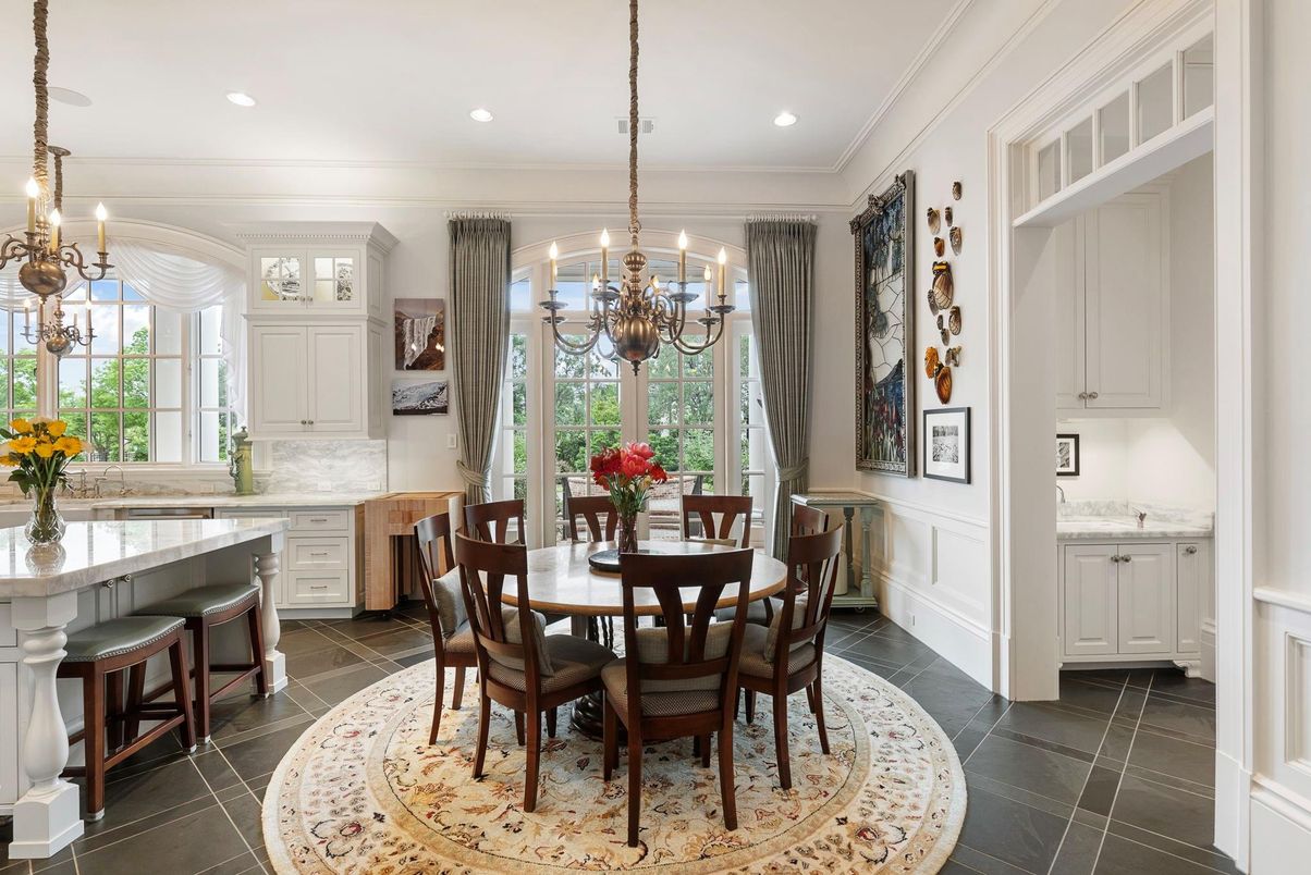 Chandelier, Dining room, Interior, Kitchen, Recessed Lighting