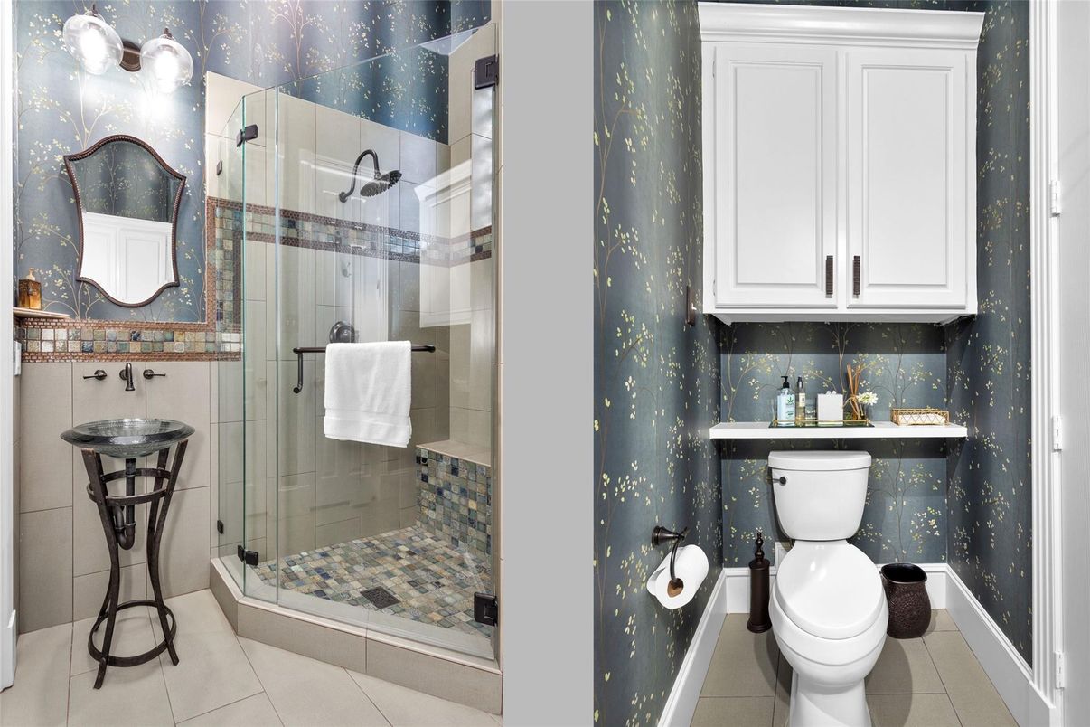 Bathroom, Glass Shower, Interior