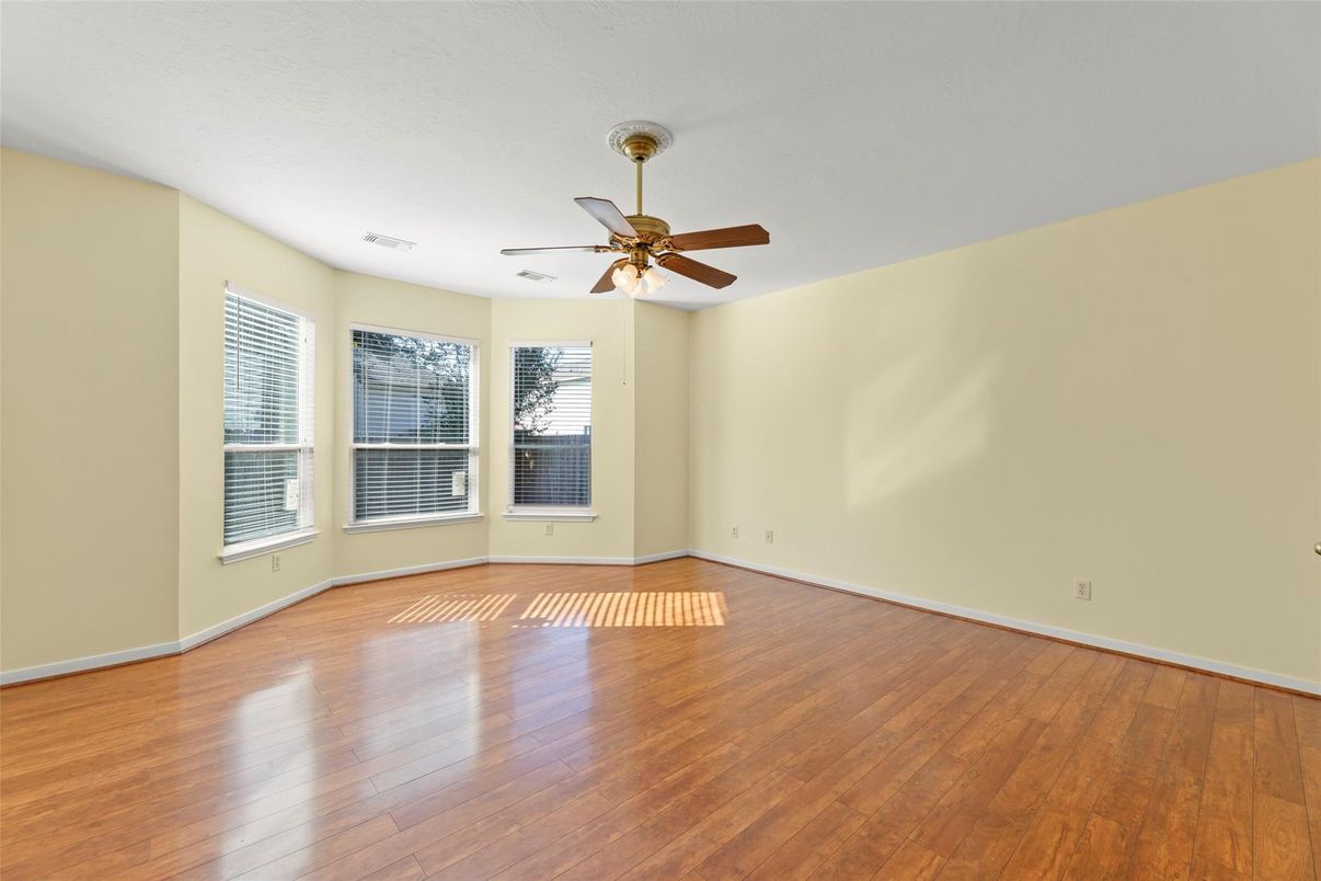 Empty room, Interior, Wood Texture Flooring