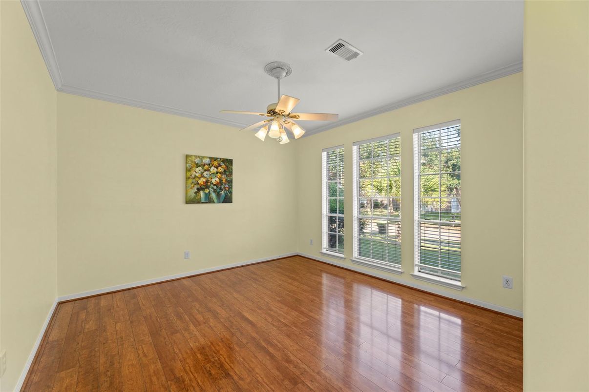 Empty room, Interior, Wood Texture Flooring