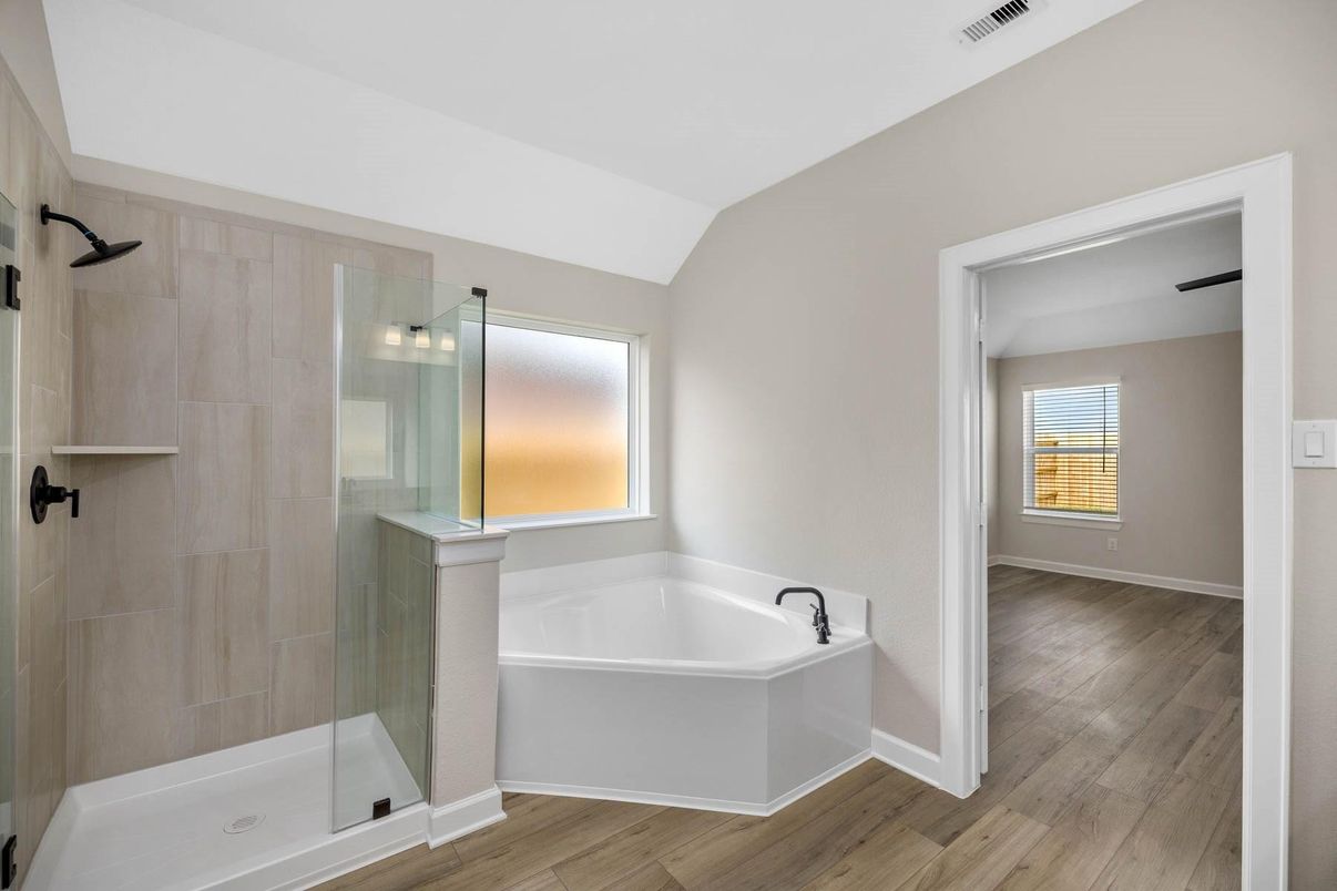 Bathroom, Interior, Wood Texture Flooring