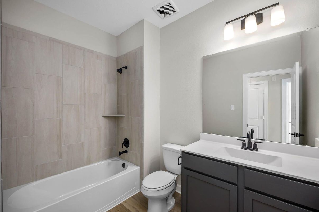 Bathroom, Interior, Wood Texture Flooring