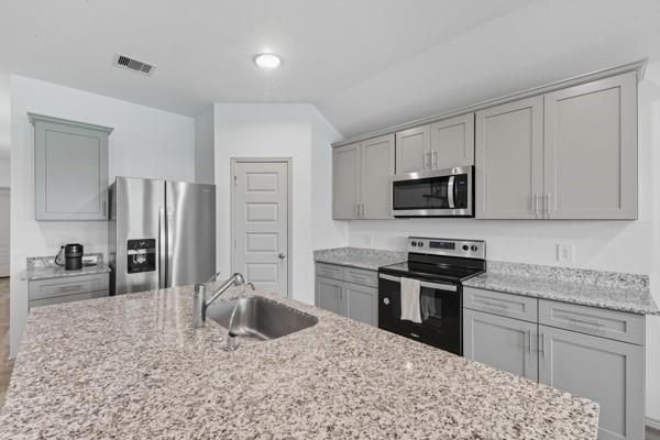 Interior, Kitchen, Recessed Lighting, Stainless Steel Appliances