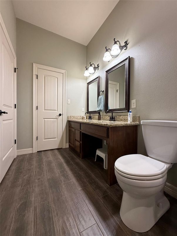 Bathroom, Interior, Wood Texture Flooring