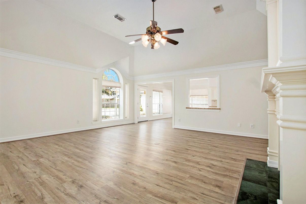 Empty room, Interior, Wood Texture Flooring
