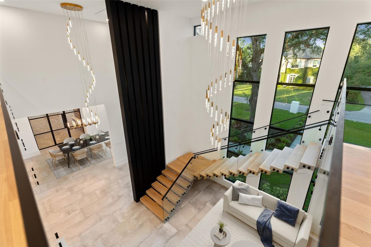Chandelier, Dining room, Interior, Living room, Pendant Lights, Wood Texture Flooring
