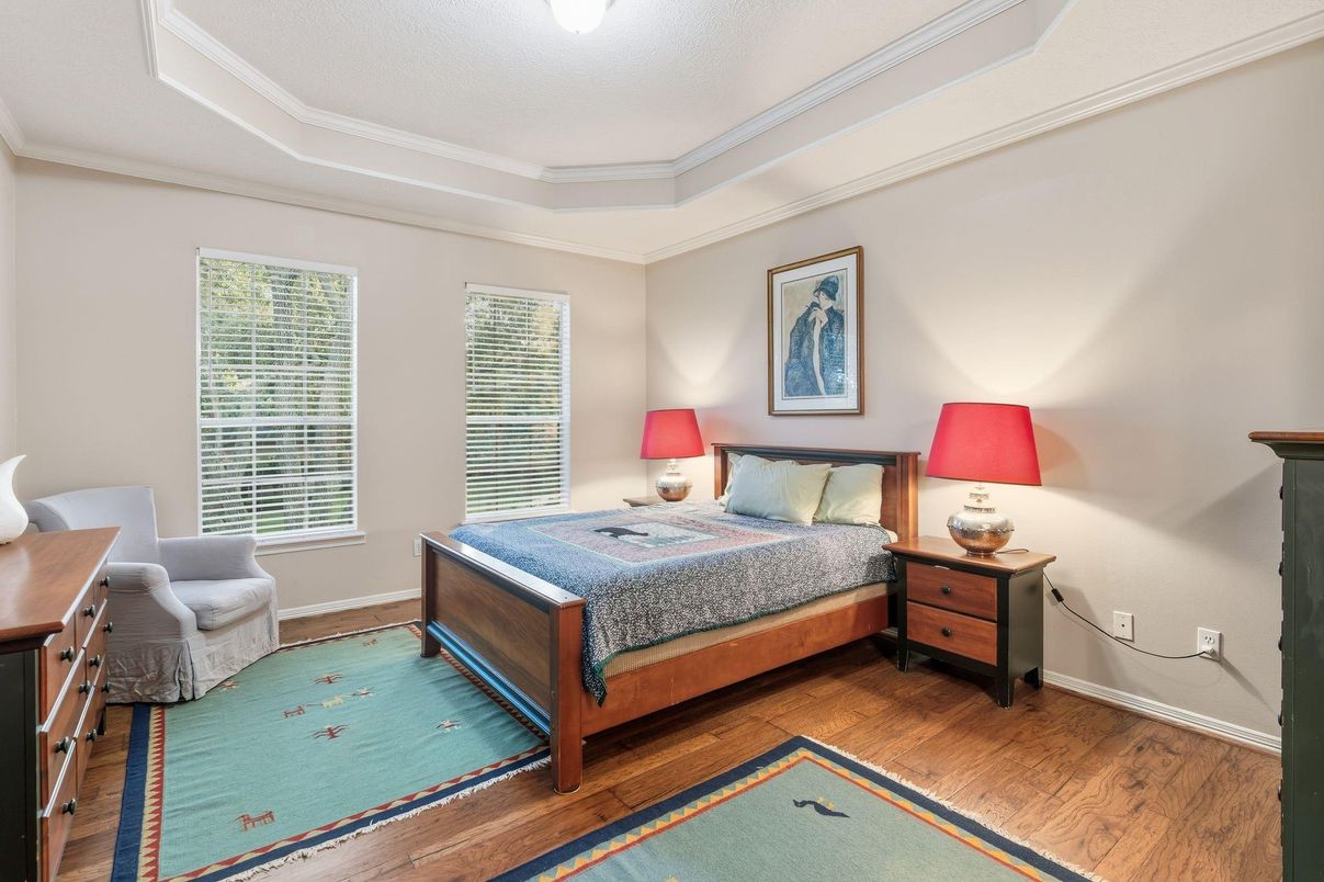 Bedroom, Interior, Wood Texture Flooring