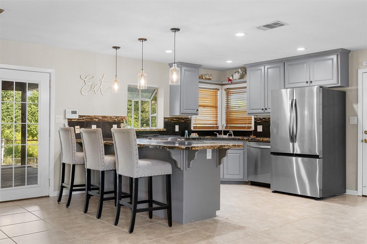 Interior, Kitchen, Pendant Lights, Recessed Lighting