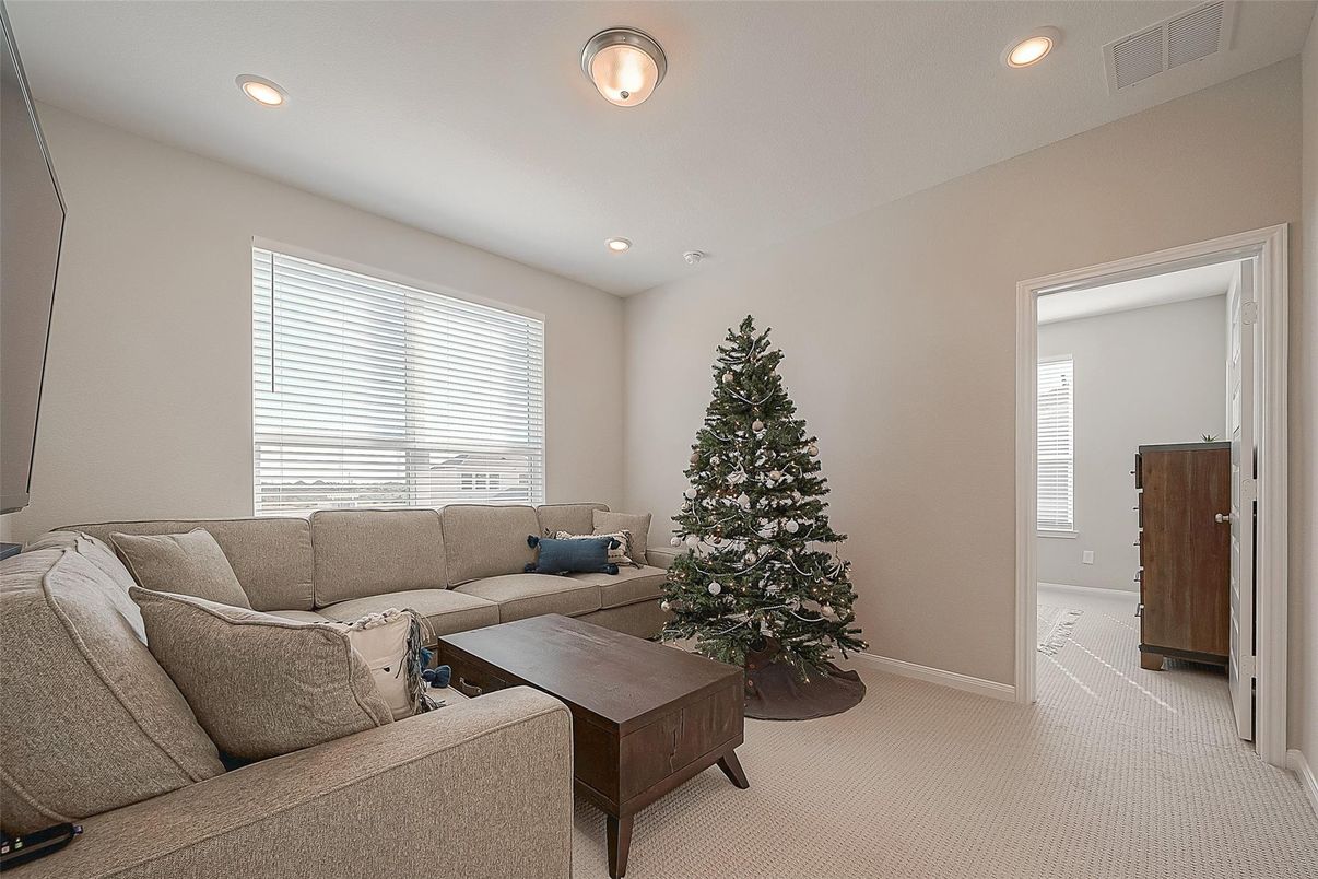 Interior, Living room, Recessed Lighting