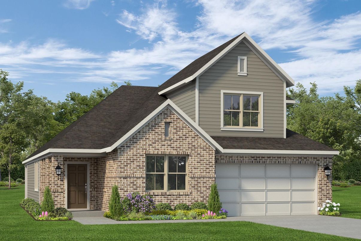 Attached, Exterior, Facade, Brick Facade, Brick Traditional