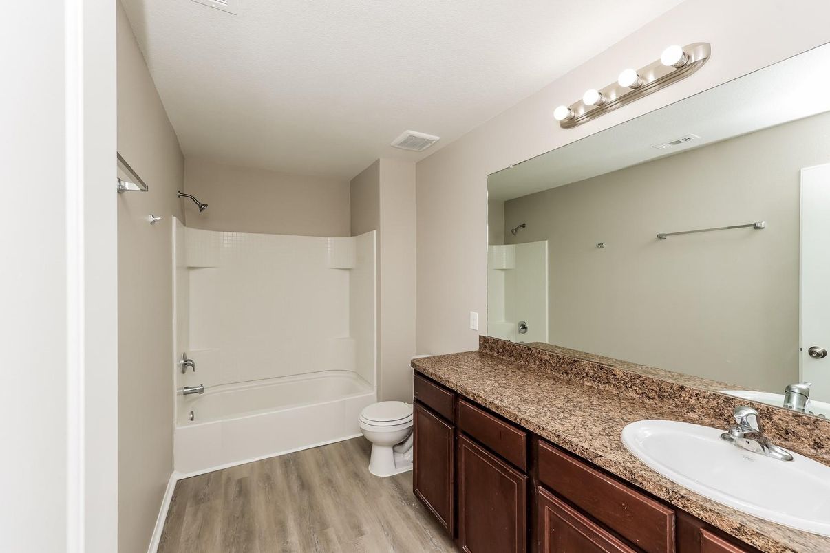 Bathroom, Interior, Wood Texture Flooring