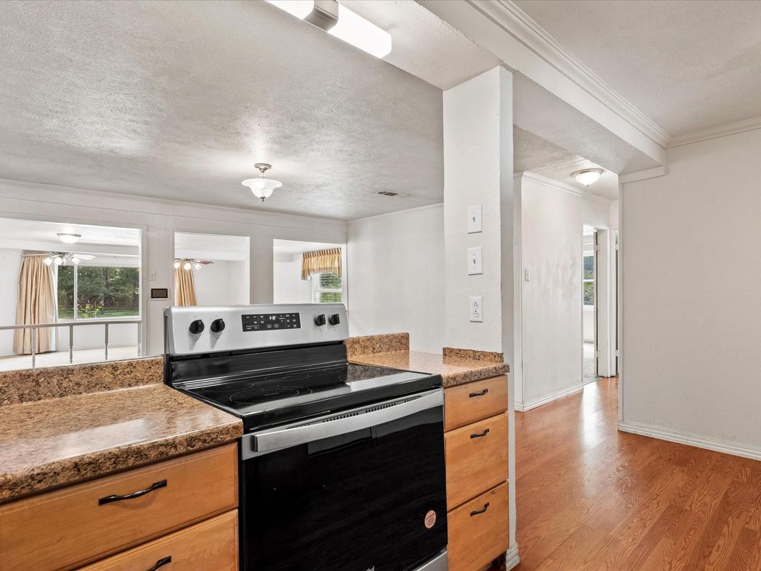 Interior, Kitchen, Wood Texture Flooring
