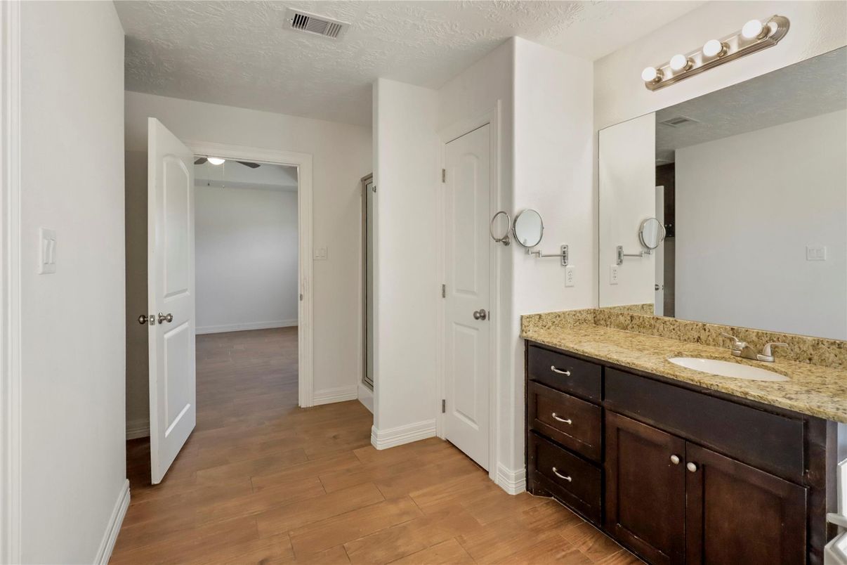 Bathroom, Interior, Wood Texture Flooring