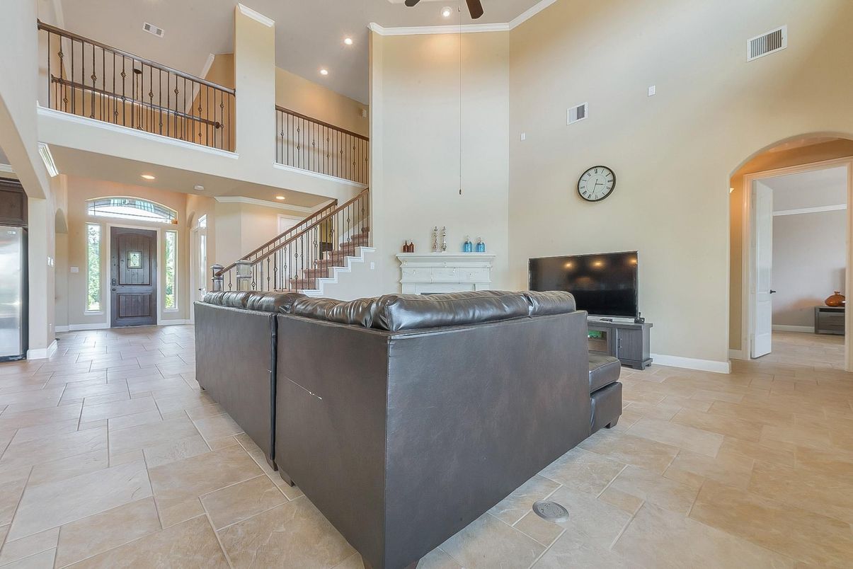 Interior, Living room, Recessed Lighting