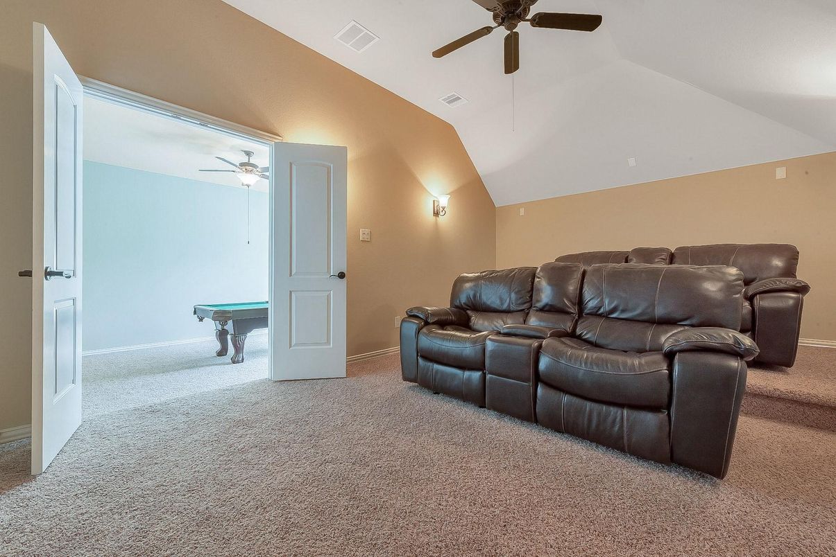 Billiard Table, Home Theatre Room, Game Room, Interior