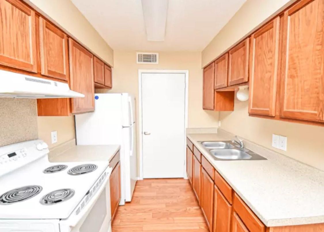Interior, Kitchen, Wood Texture Flooring