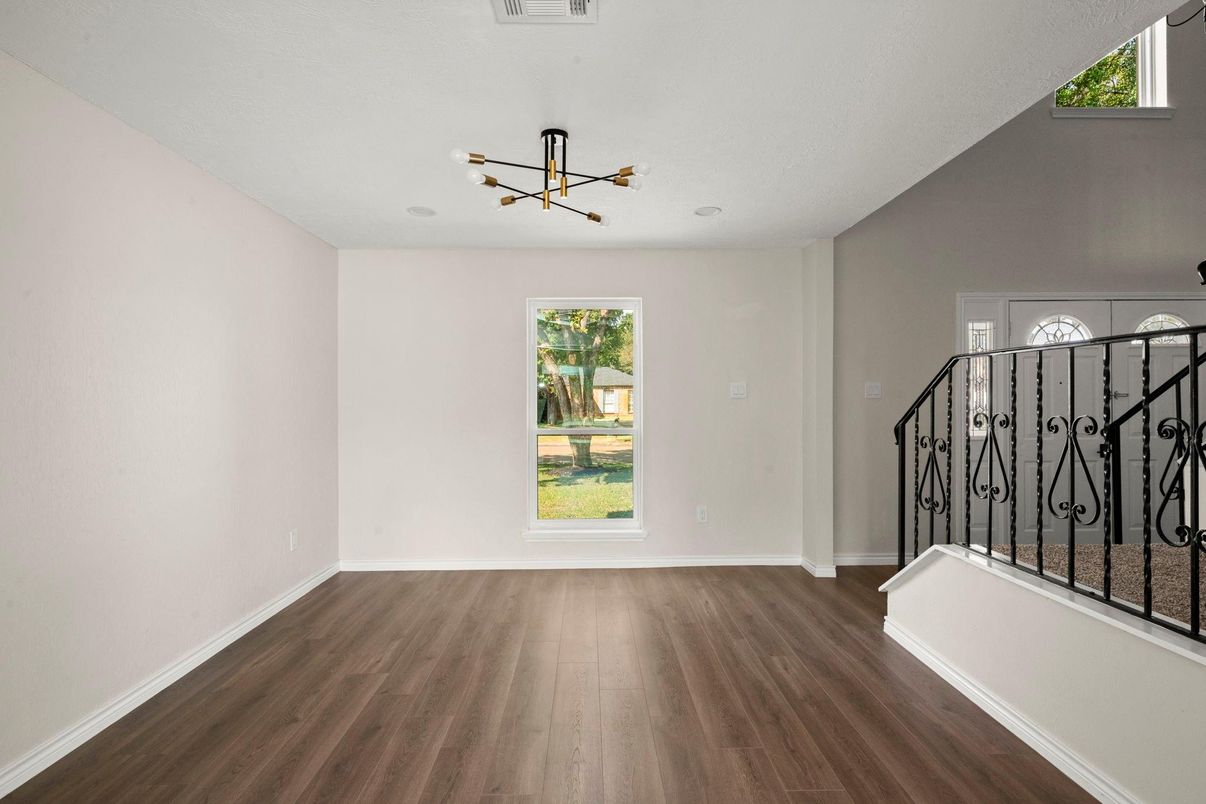 Empty room, Interior, Wood Texture Flooring