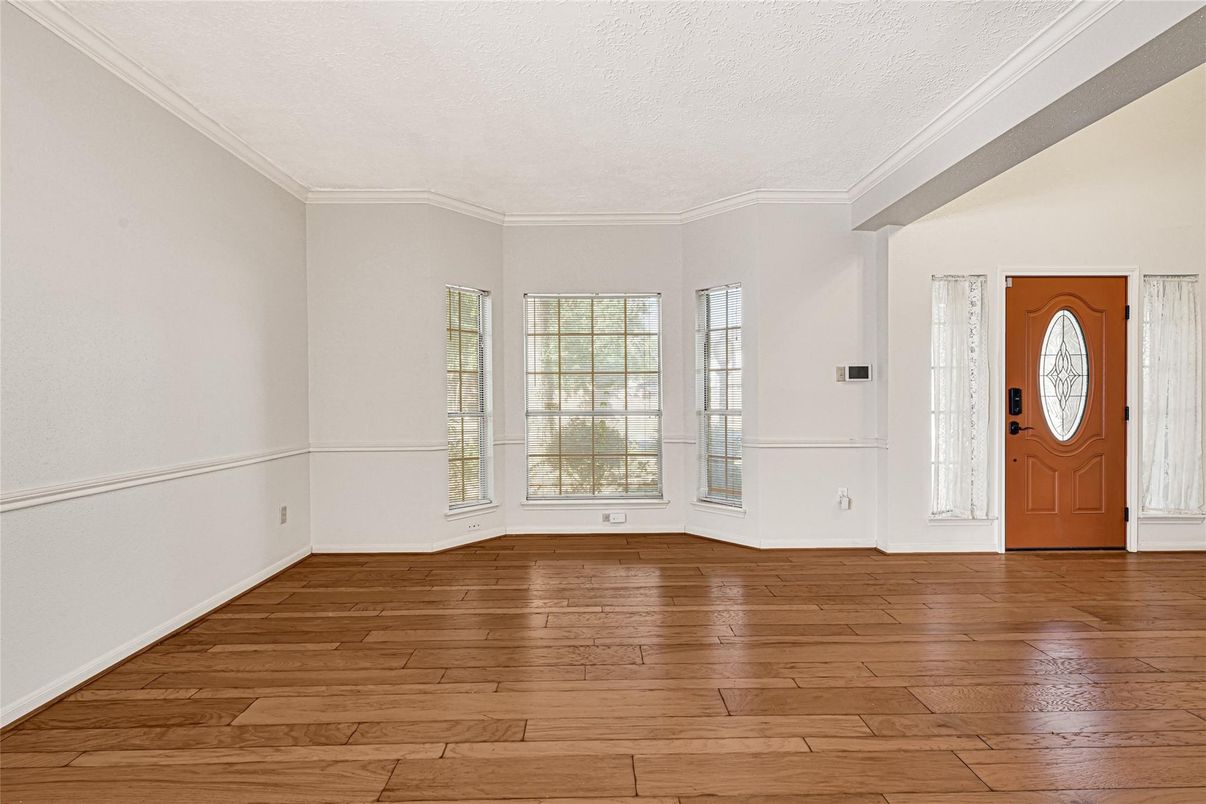 Empty room, Interior, Wood Texture Flooring