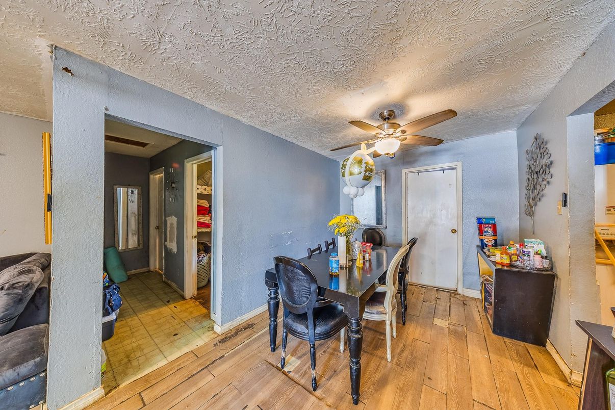 Dining room, Interior, Wood Texture Flooring