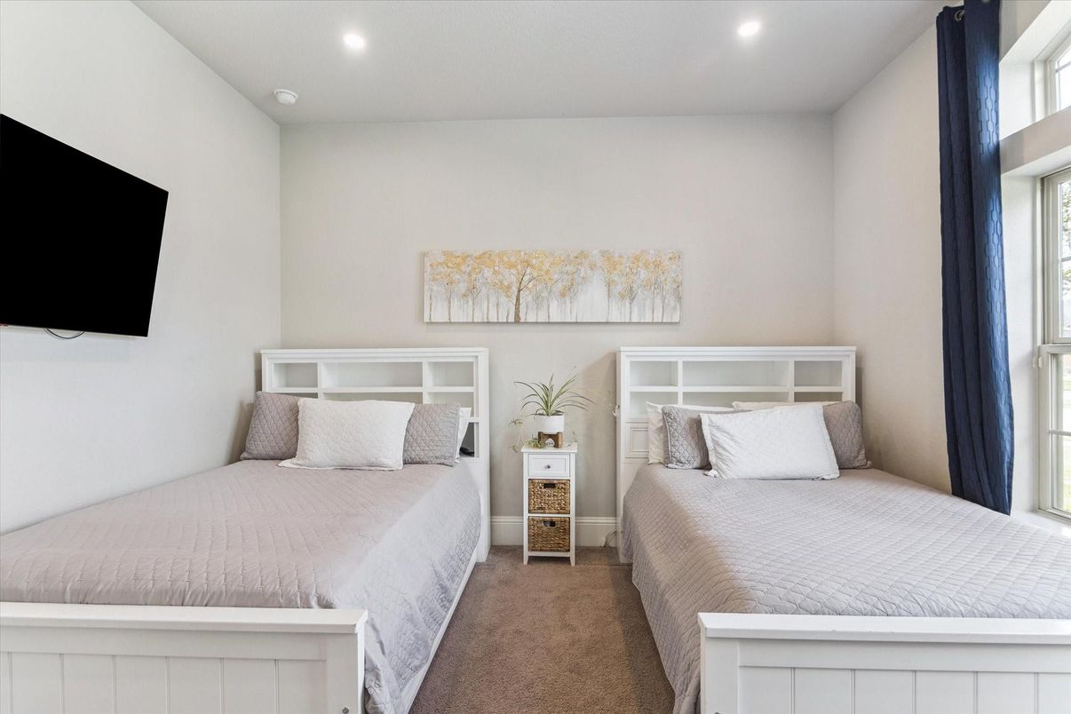 Bedroom, Interior, Recessed Lighting