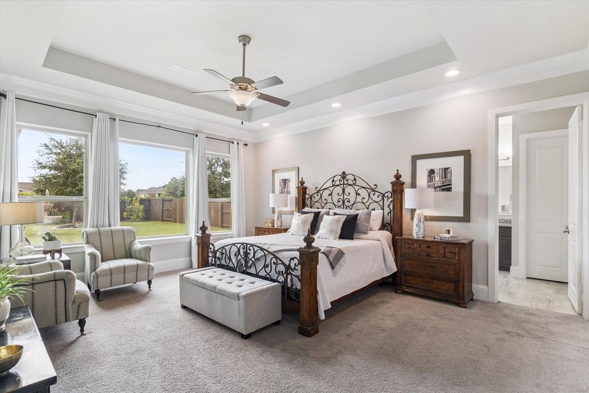 Bedroom, Interior, Recessed Lighting