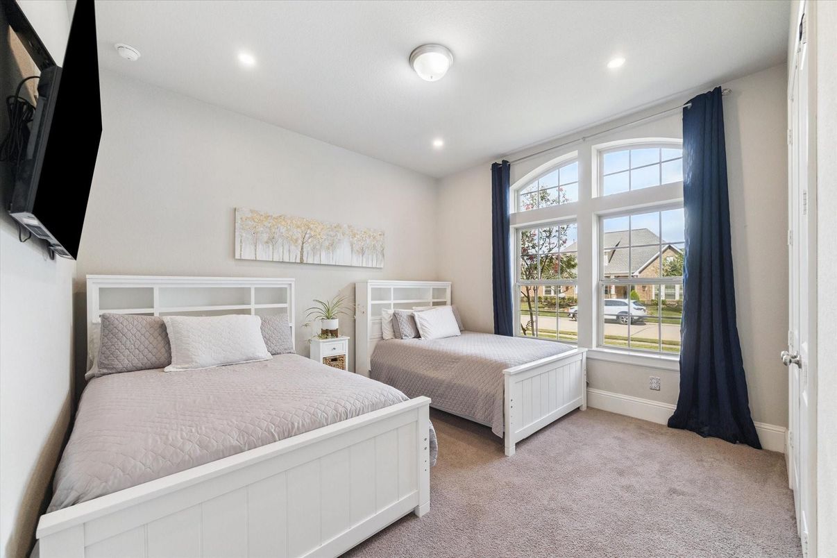 Bedroom, Interior, Recessed Lighting