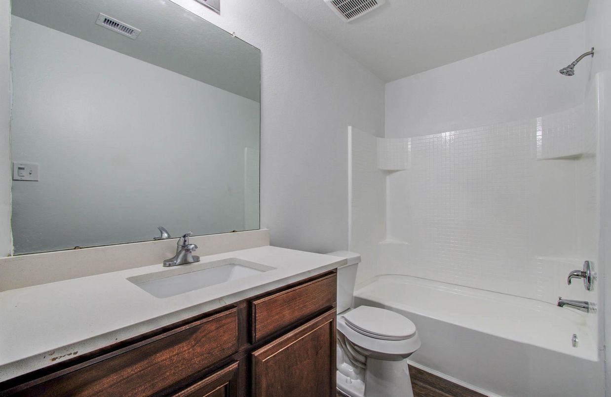 Bathroom, Interior, Wood Texture Flooring