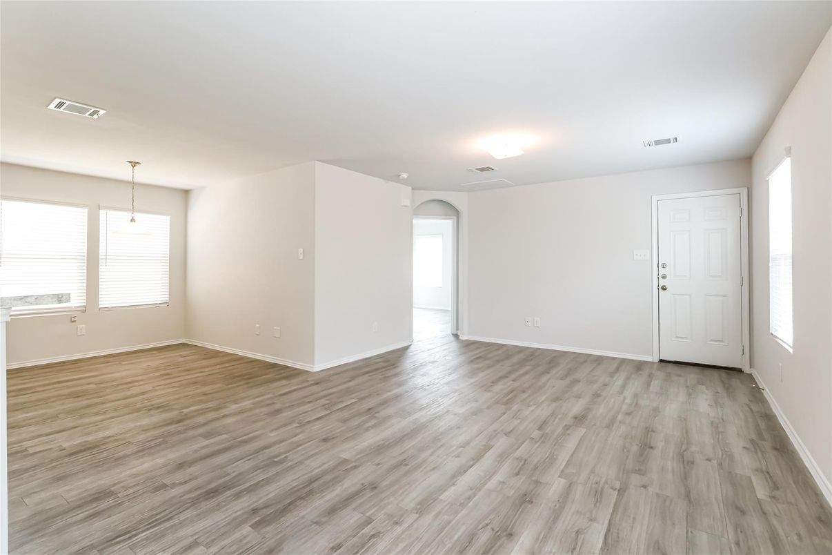 Empty room, Interior, Wood Texture Flooring