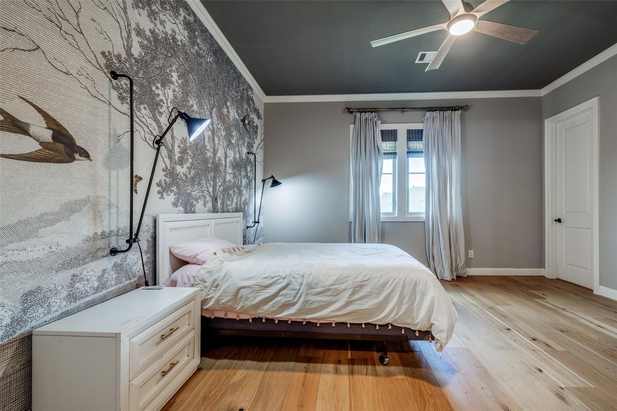 Bedroom, Interior, Wood Texture Flooring