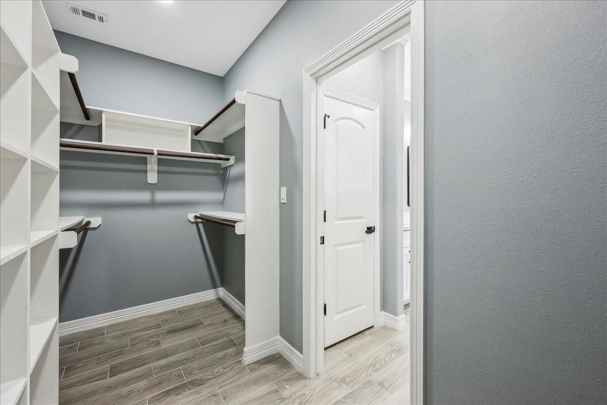 Interior, Recessed Lighting, Walk-in Closets, Wood Texture Flooring