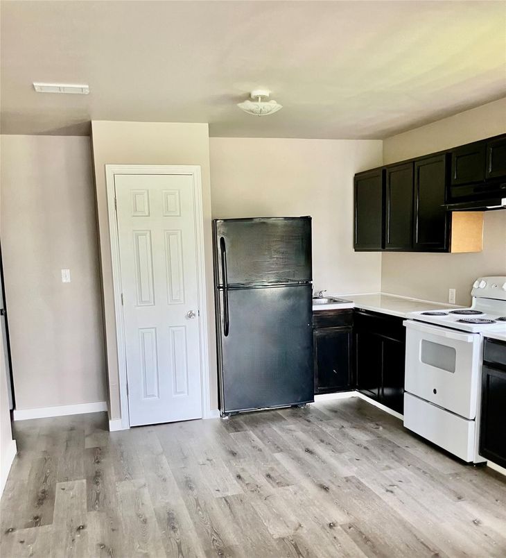 Interior, Kitchen, Wood Texture Flooring