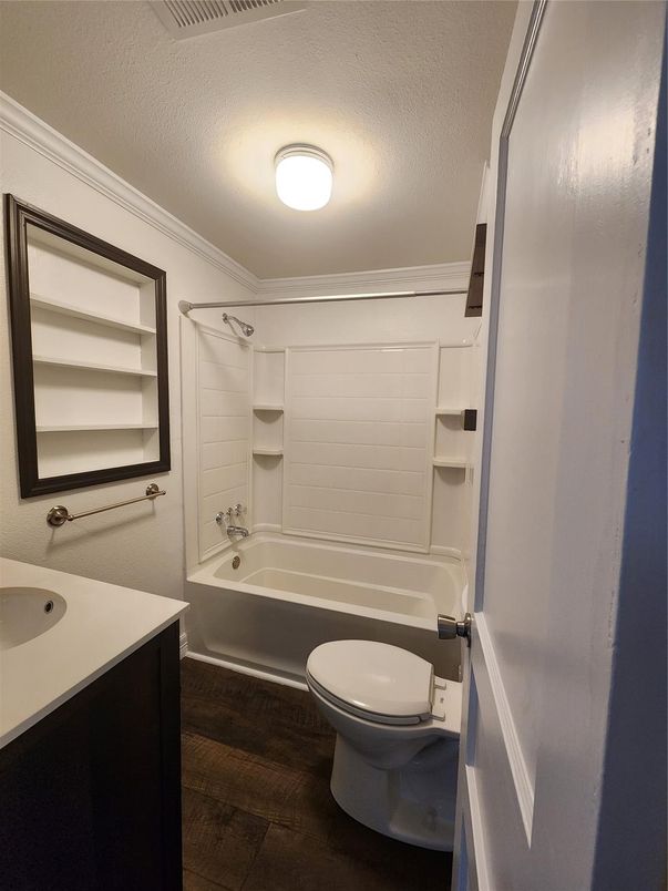 Bathroom, Interior, Wood Texture Flooring