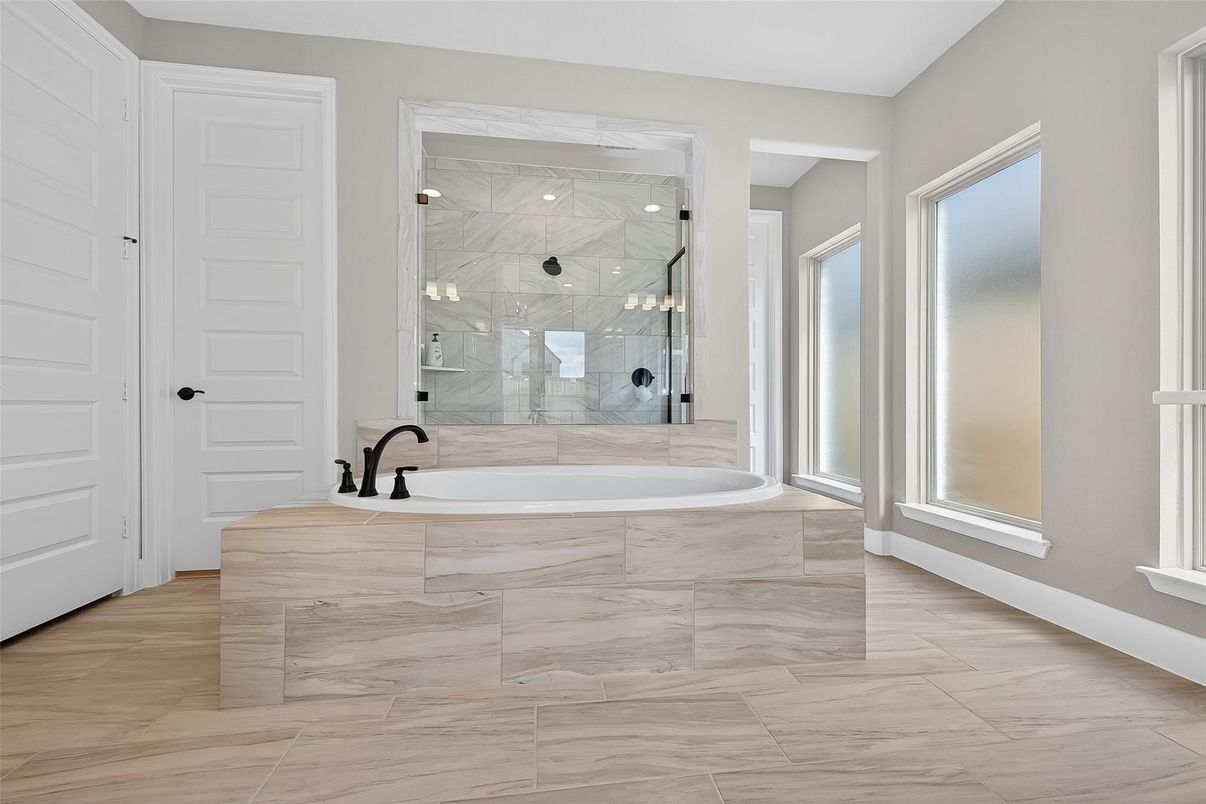 Bathroom, Glass Shower, Interior, Marble, Marble Walls