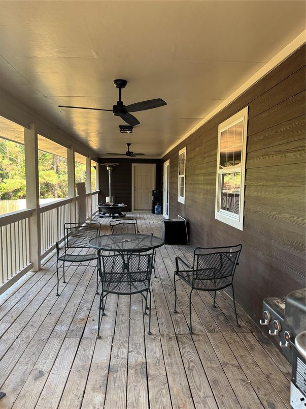 Exterior, Wood Texture Flooring