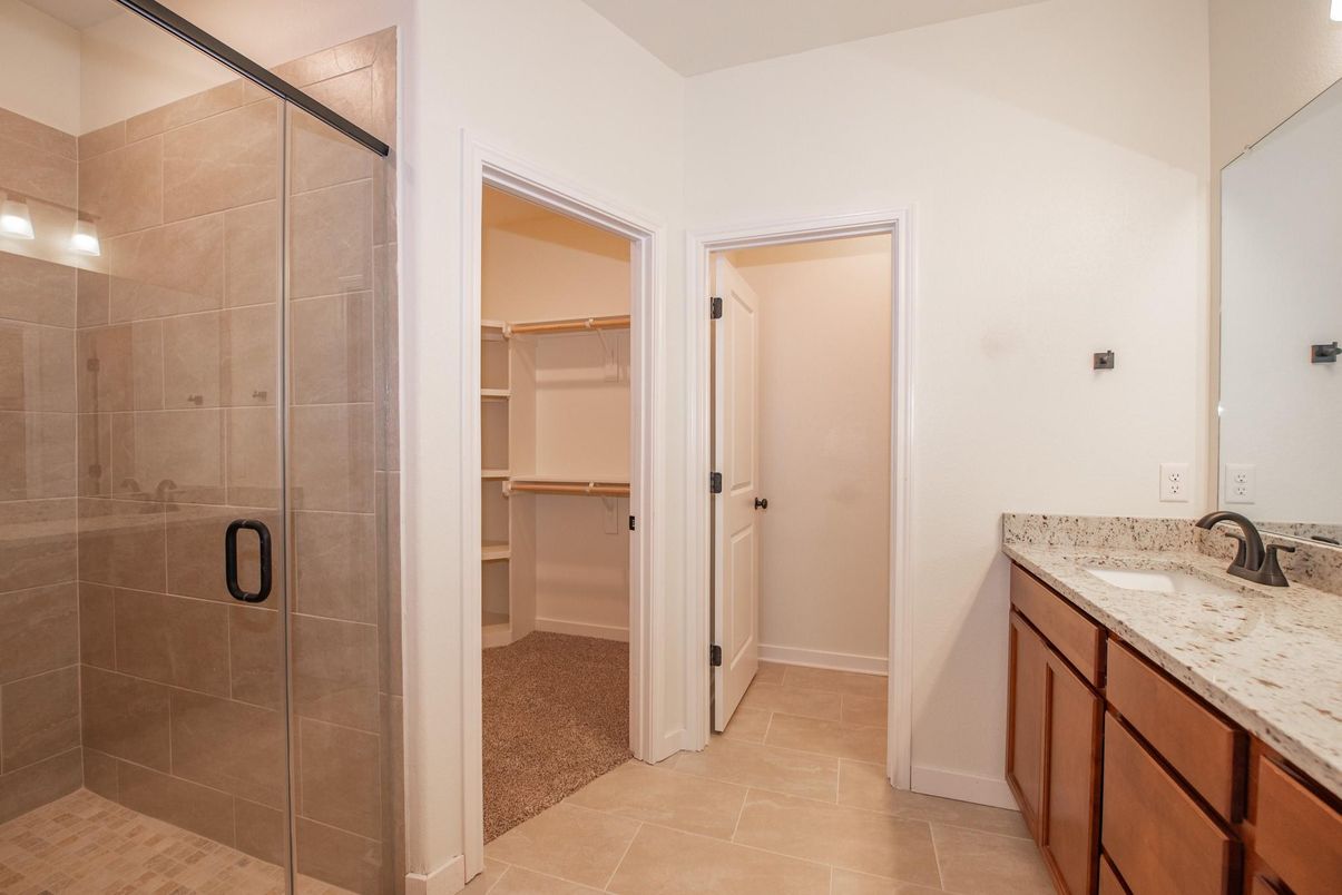 Bathroom, Glass Shower, Interior, Walk-in Closets