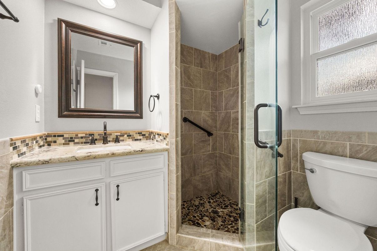 Bathroom, Glass Shower, Interior