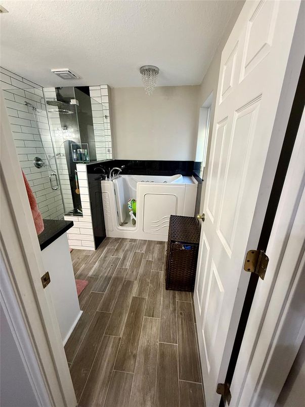 Bathroom, Interior, Wood Texture Flooring
