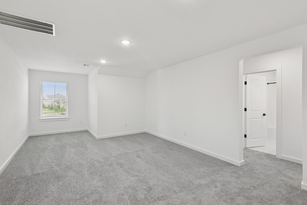Empty room, Interior, Recessed Lighting