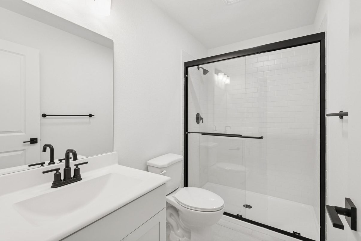 Bathroom, Glass Shower, Interior