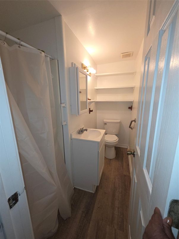 Bathroom, Interior, Wood Texture Flooring