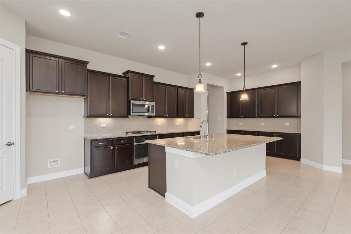Interior, Kitchen, Pendant Lights, Recessed Lighting