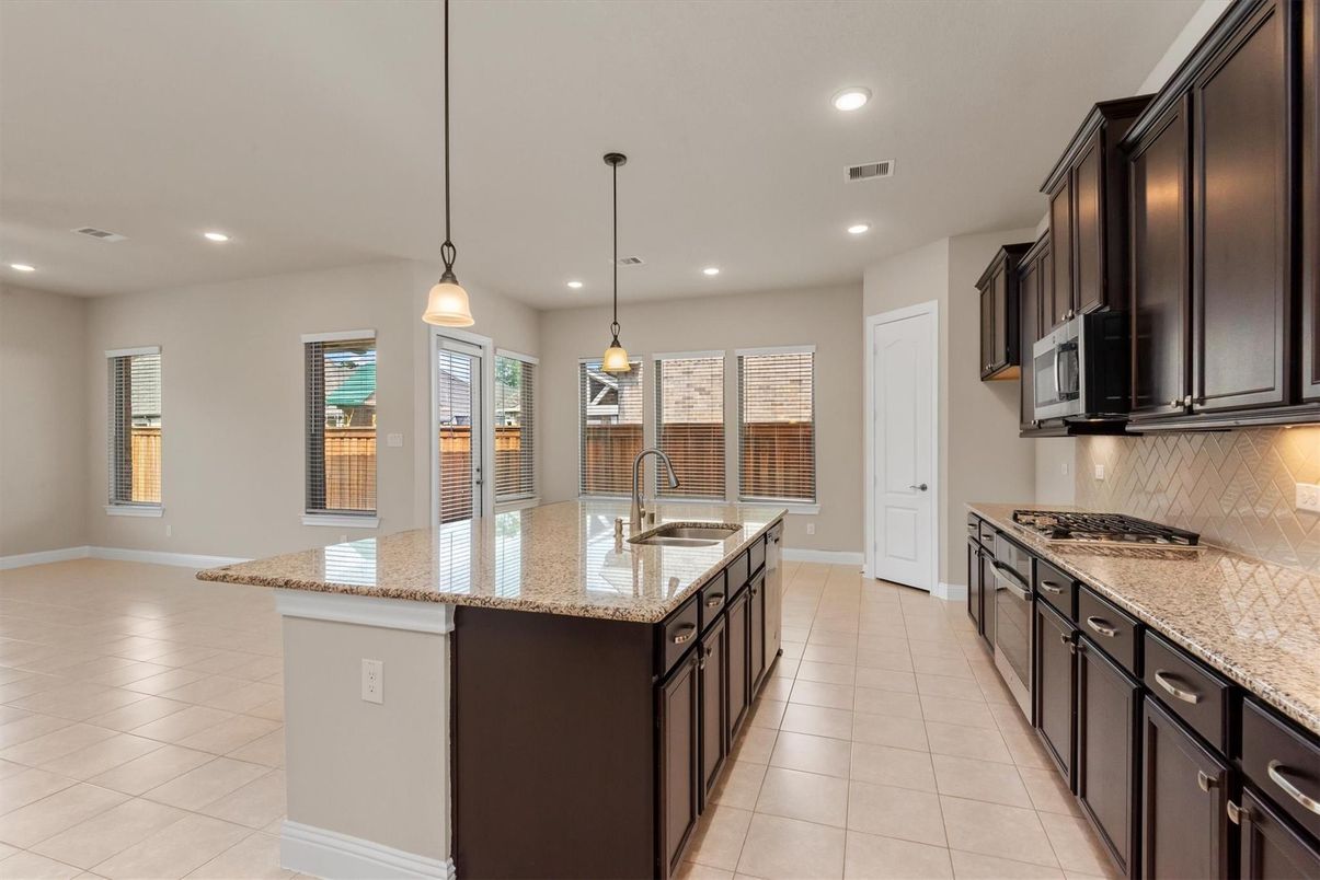 Interior, Kitchen, Pendant Lights, Recessed Lighting