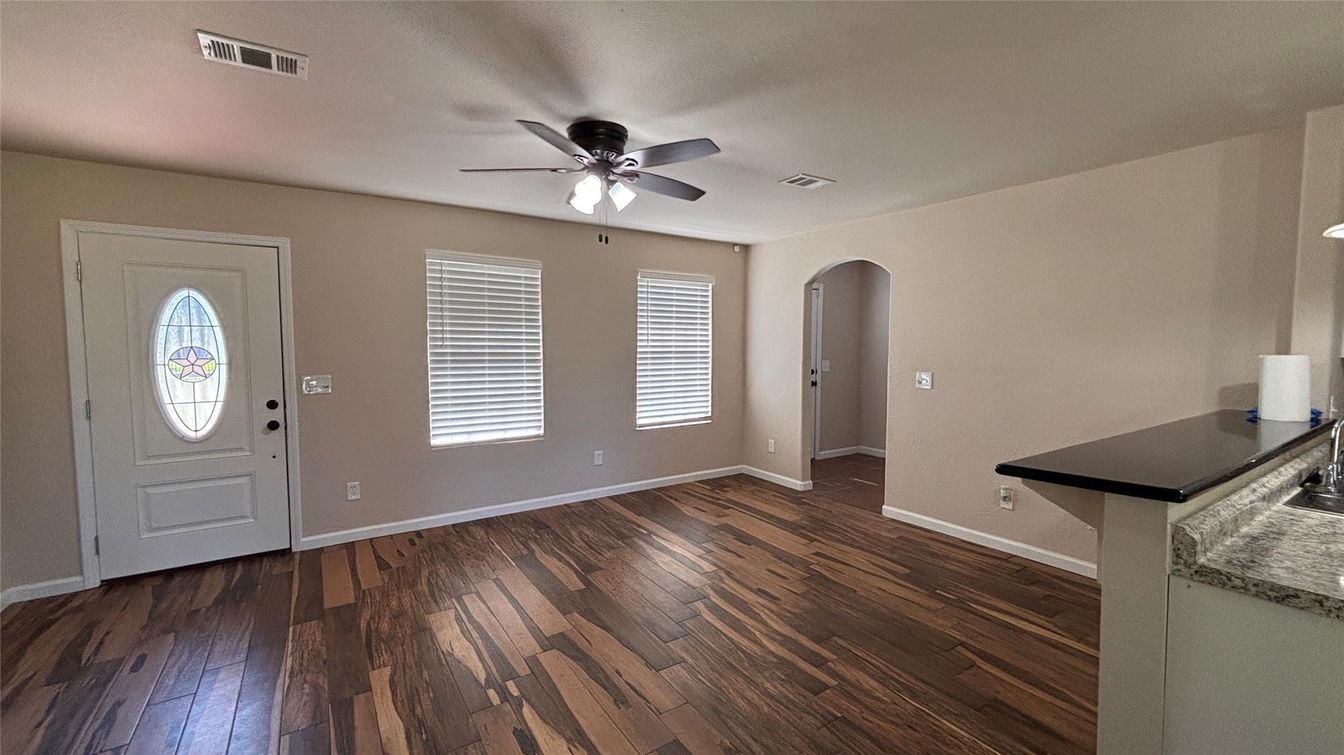 Empty room, Interior, Wood Texture Flooring