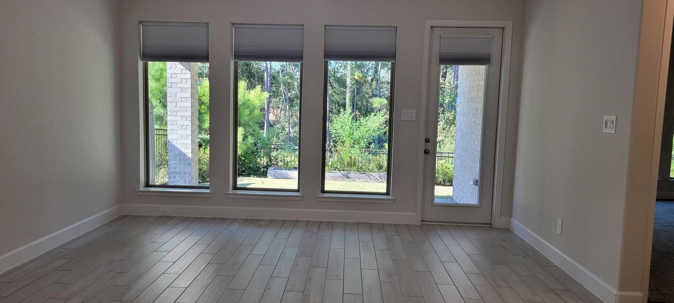 Empty room, Interior, Wood Texture Flooring