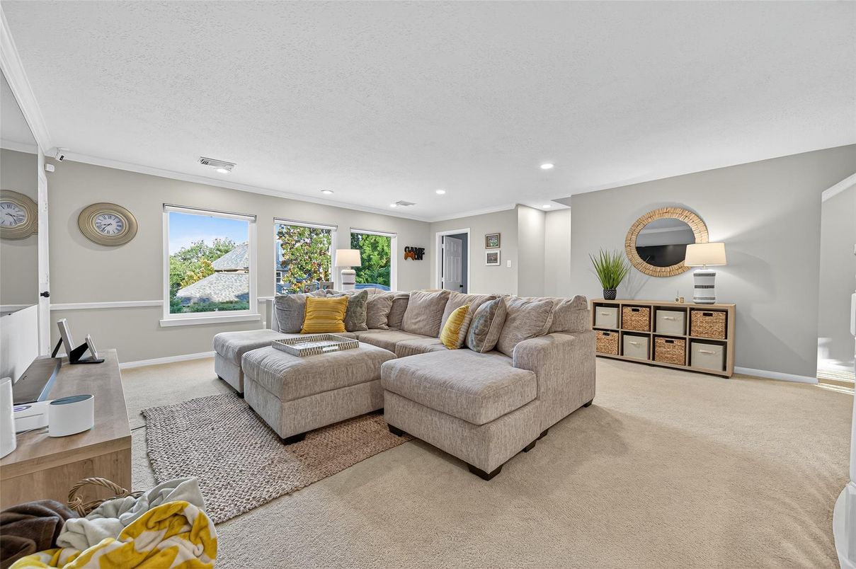 Interior, Living room, Recessed Lighting