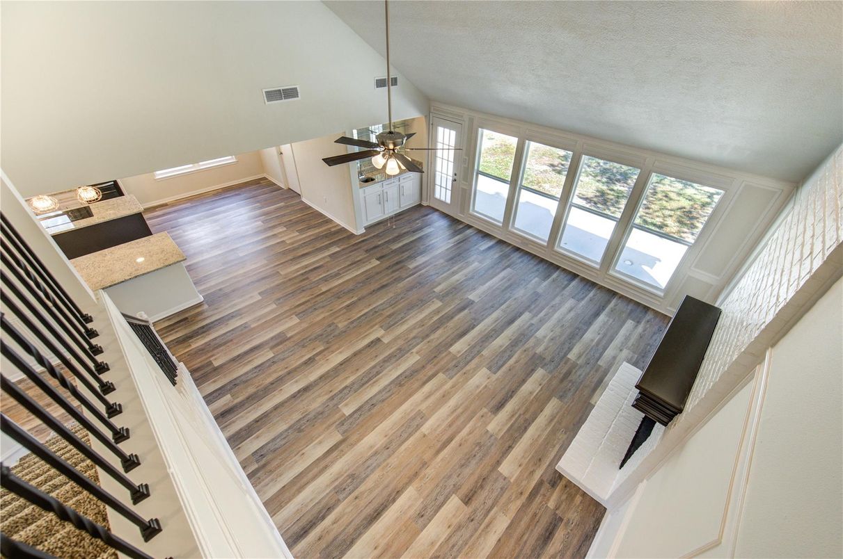Empty room, Interior, Wood Texture Flooring