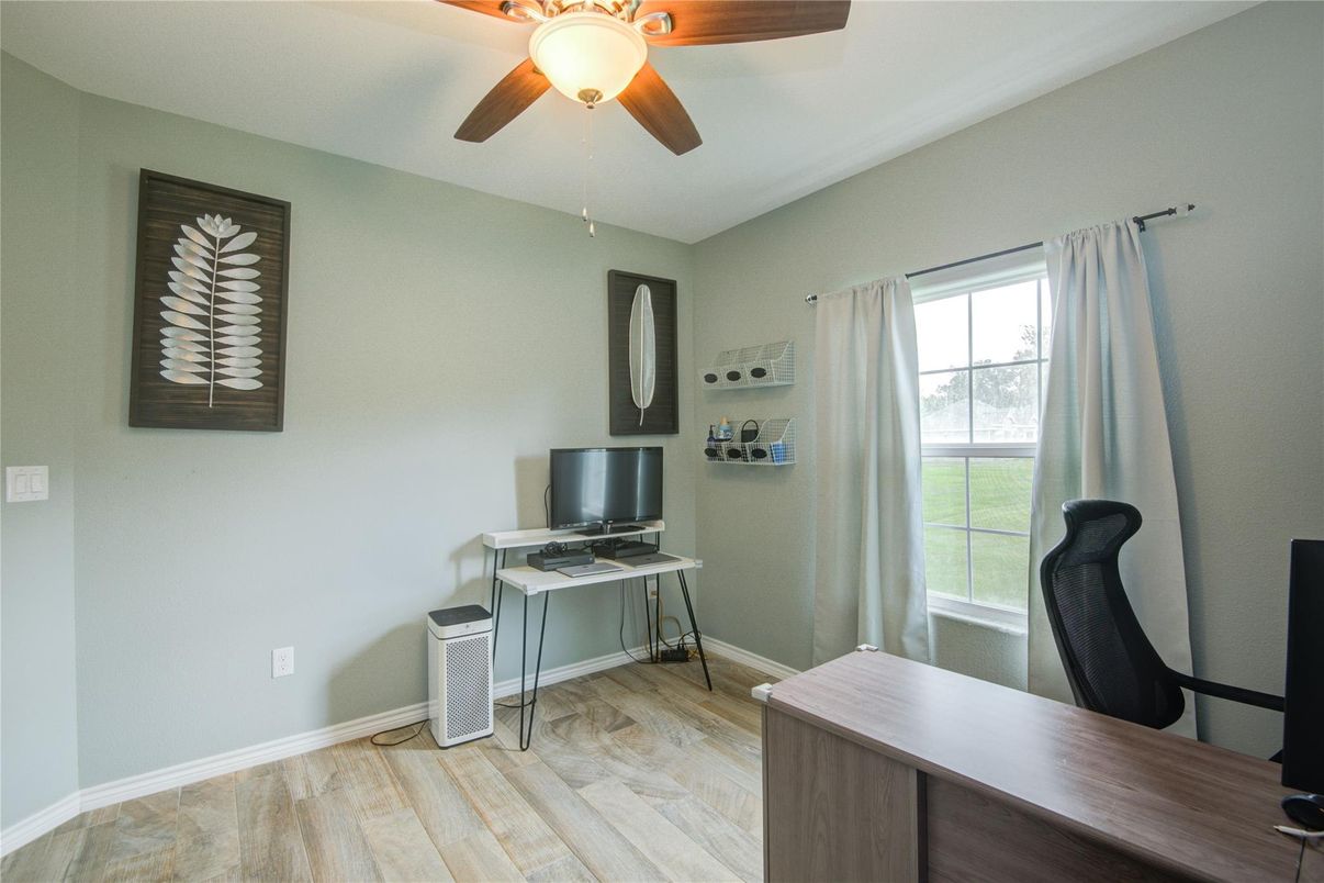 Home Office, Interior, Wood Texture Flooring