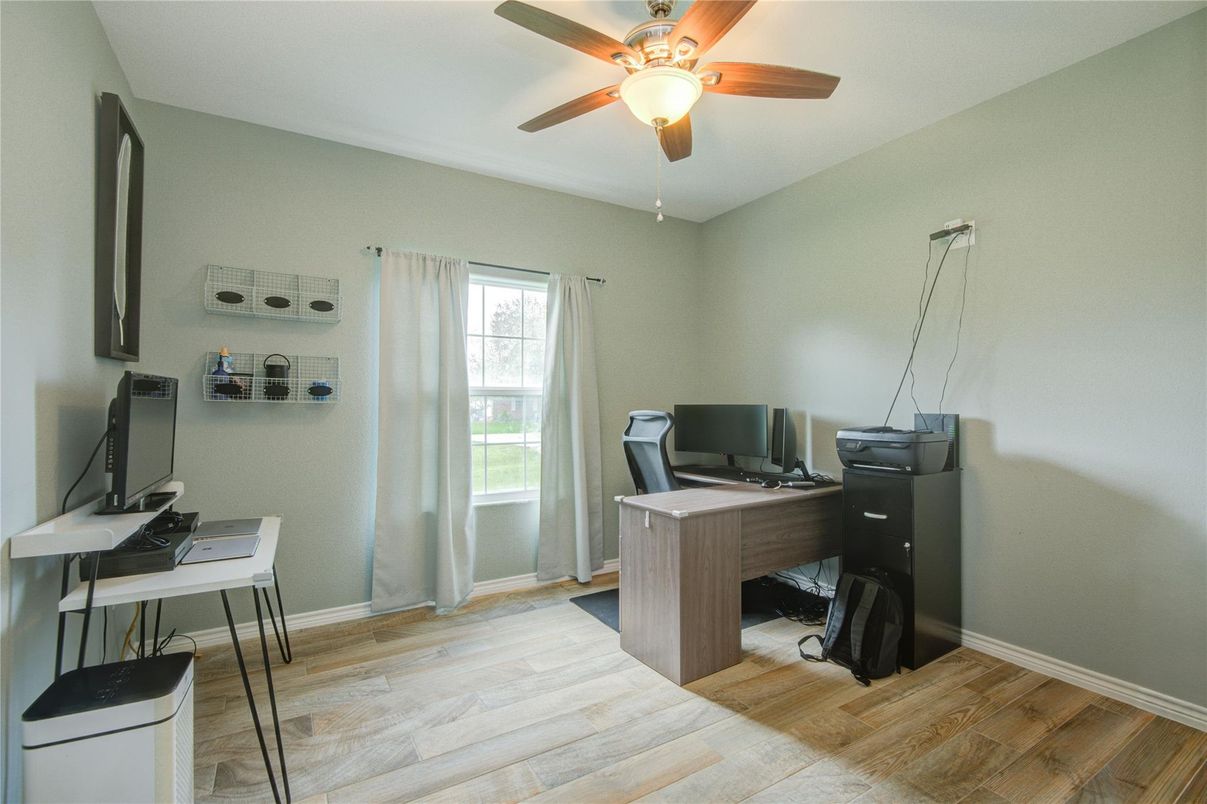 Home Office, Interior, Wood Texture Flooring