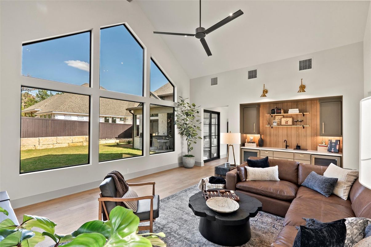 Interior, Kitchen, Living room, Wood Texture Flooring