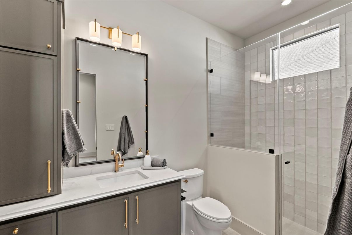 Bathroom, Glass Shower, Interior